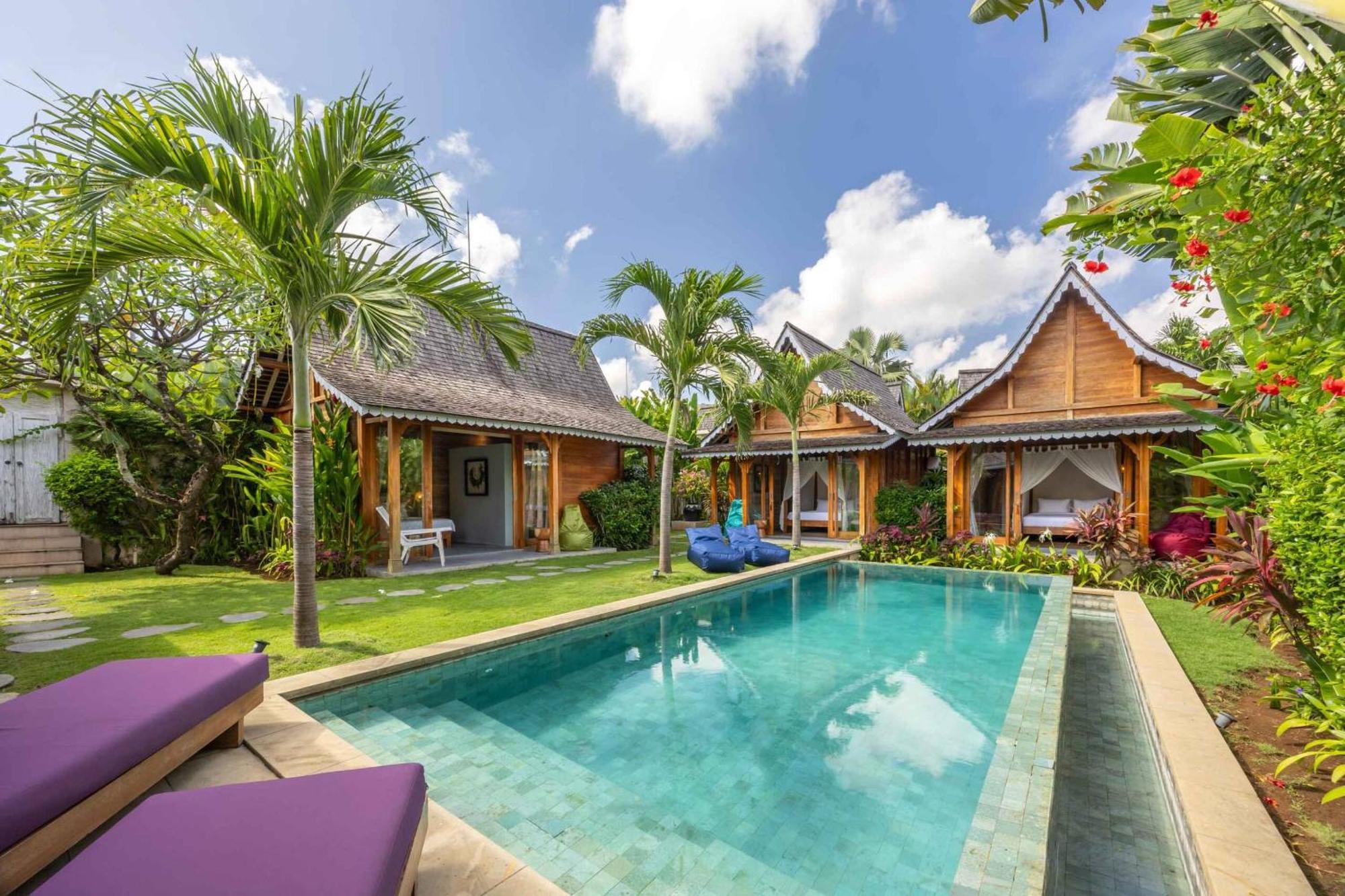 Villa Du Bah - Family Gateway 3Br Villa 12Min To Beach With Private Pool And Parking Kerobokan Exterior foto