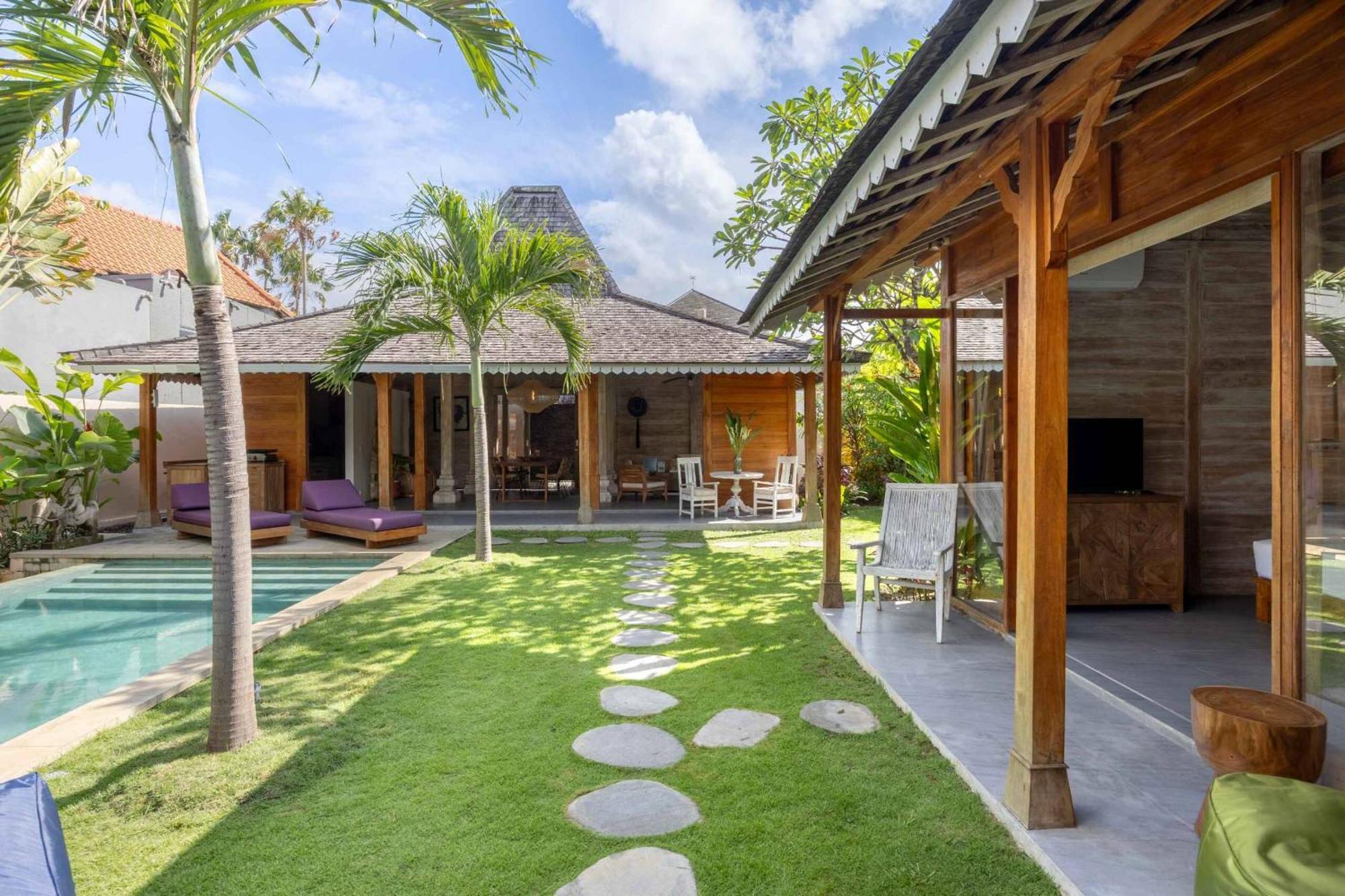 Villa Du Bah - Family Gateway 3Br Villa 12Min To Beach With Private Pool And Parking Kerobokan Exterior foto