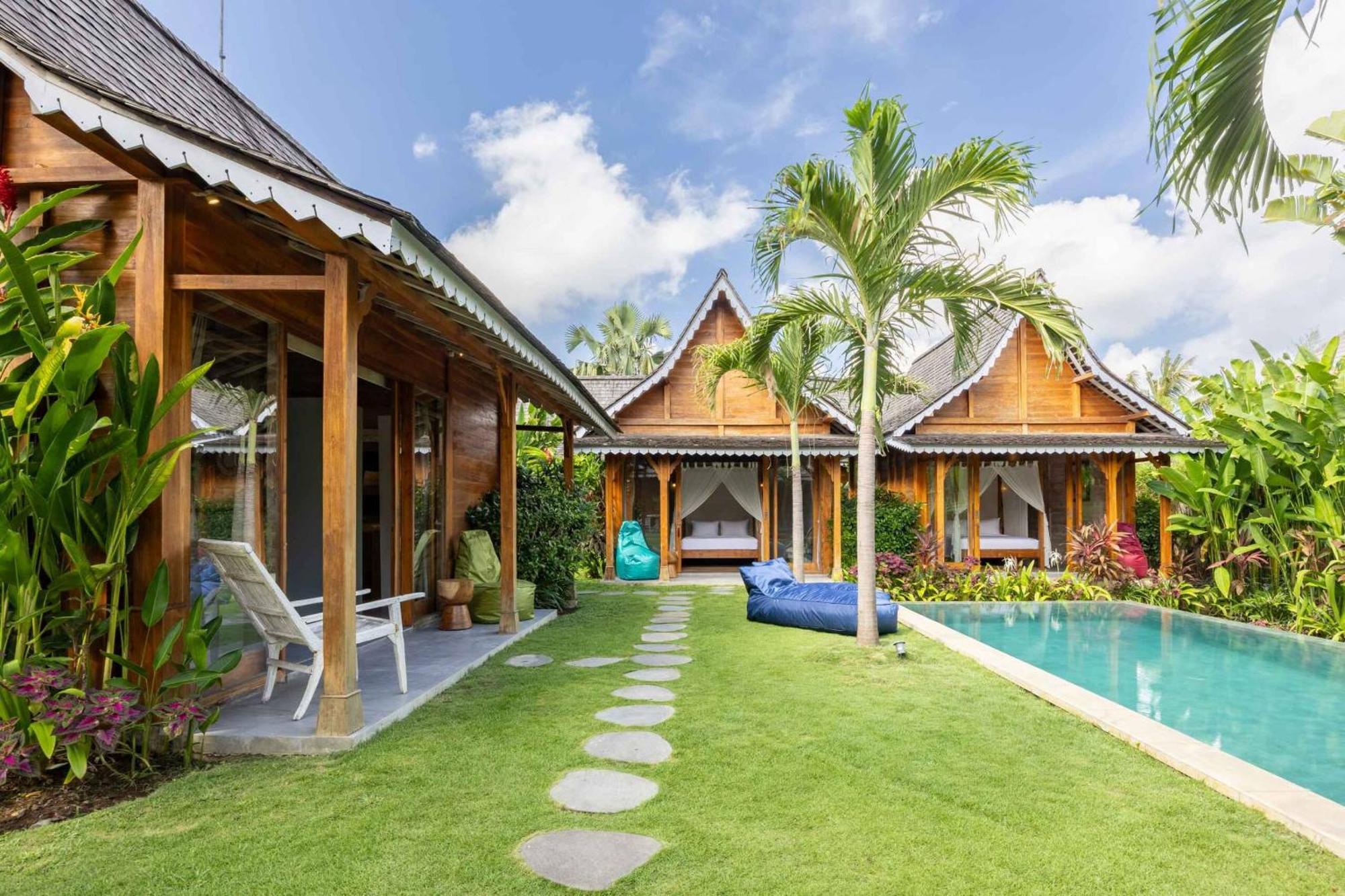 Villa Du Bah - Family Gateway 3Br Villa 12Min To Beach With Private Pool And Parking Kerobokan Exterior foto